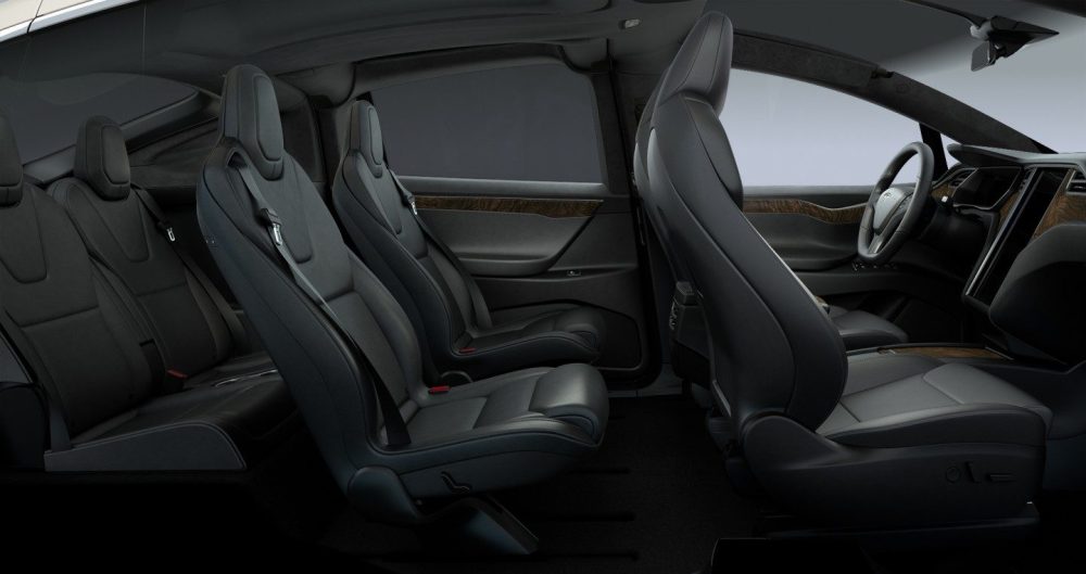 Tesla updates Model X with new front seats for more space and seat ...