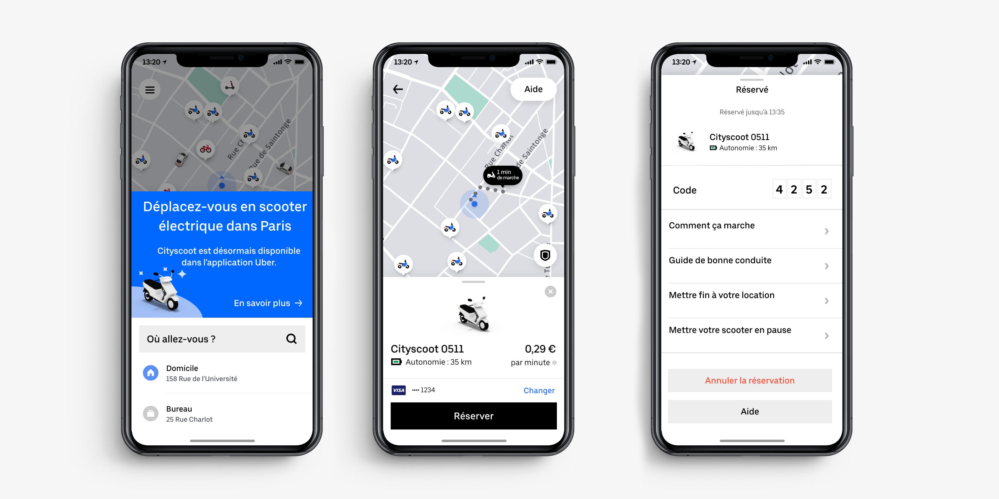 Uber is getting into electric mopeds with rentable escooters in Paris