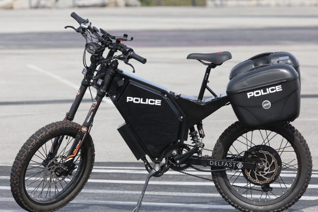 battery powered police bike