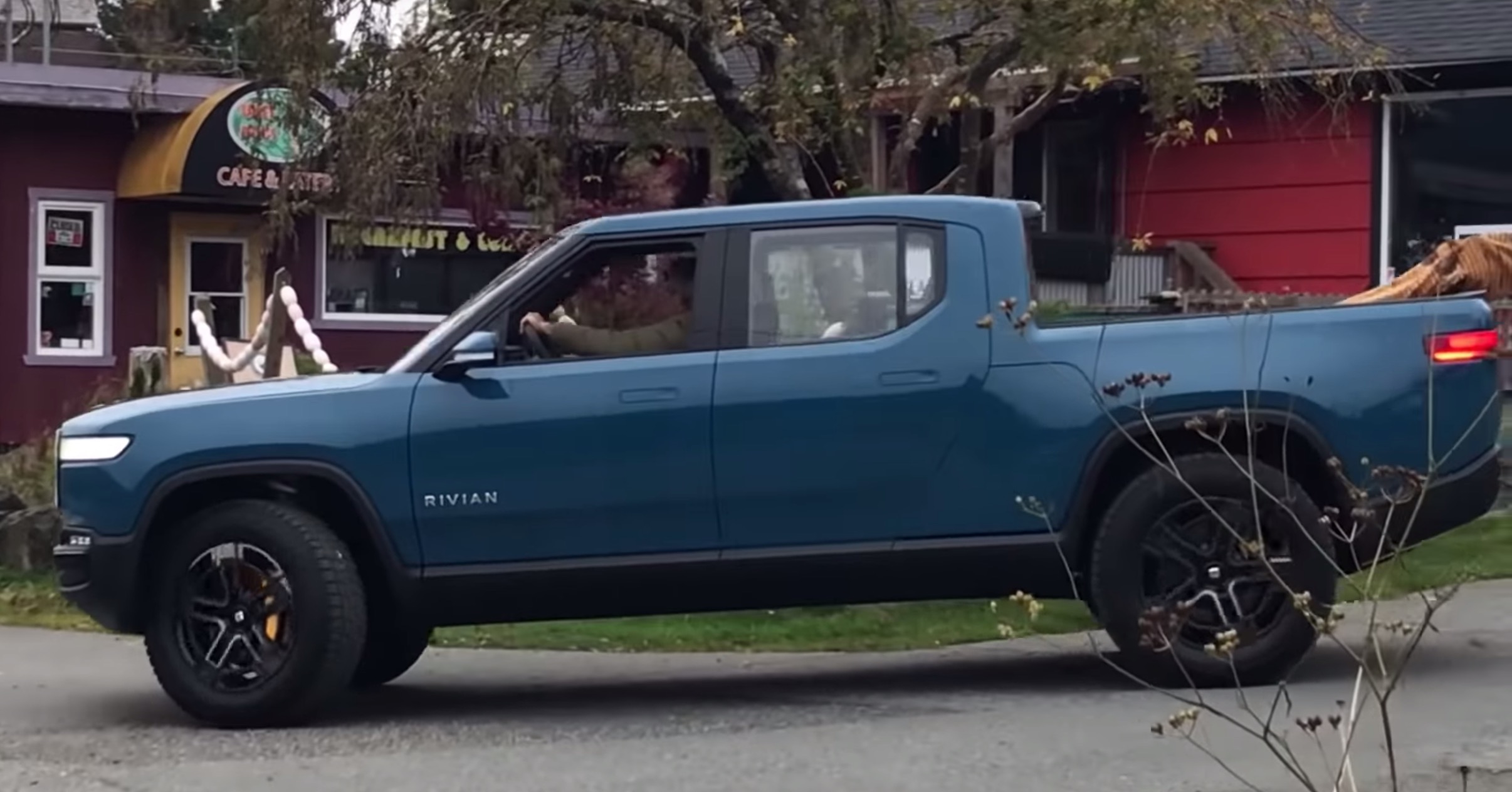 Watch Latest Rivian R1T Electric Pickup Prototype Spotted Driving In ...