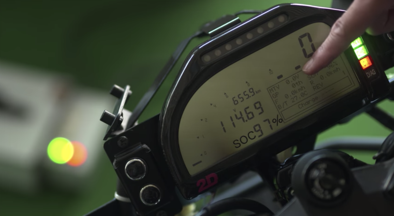 Picture of Kawasaki confirms electric motorcycle coming, shows off prototype in ...