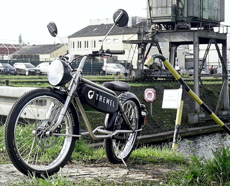 Tremel Zimmner 3 Kw Electric Moped Has Nailed That Vintage Look