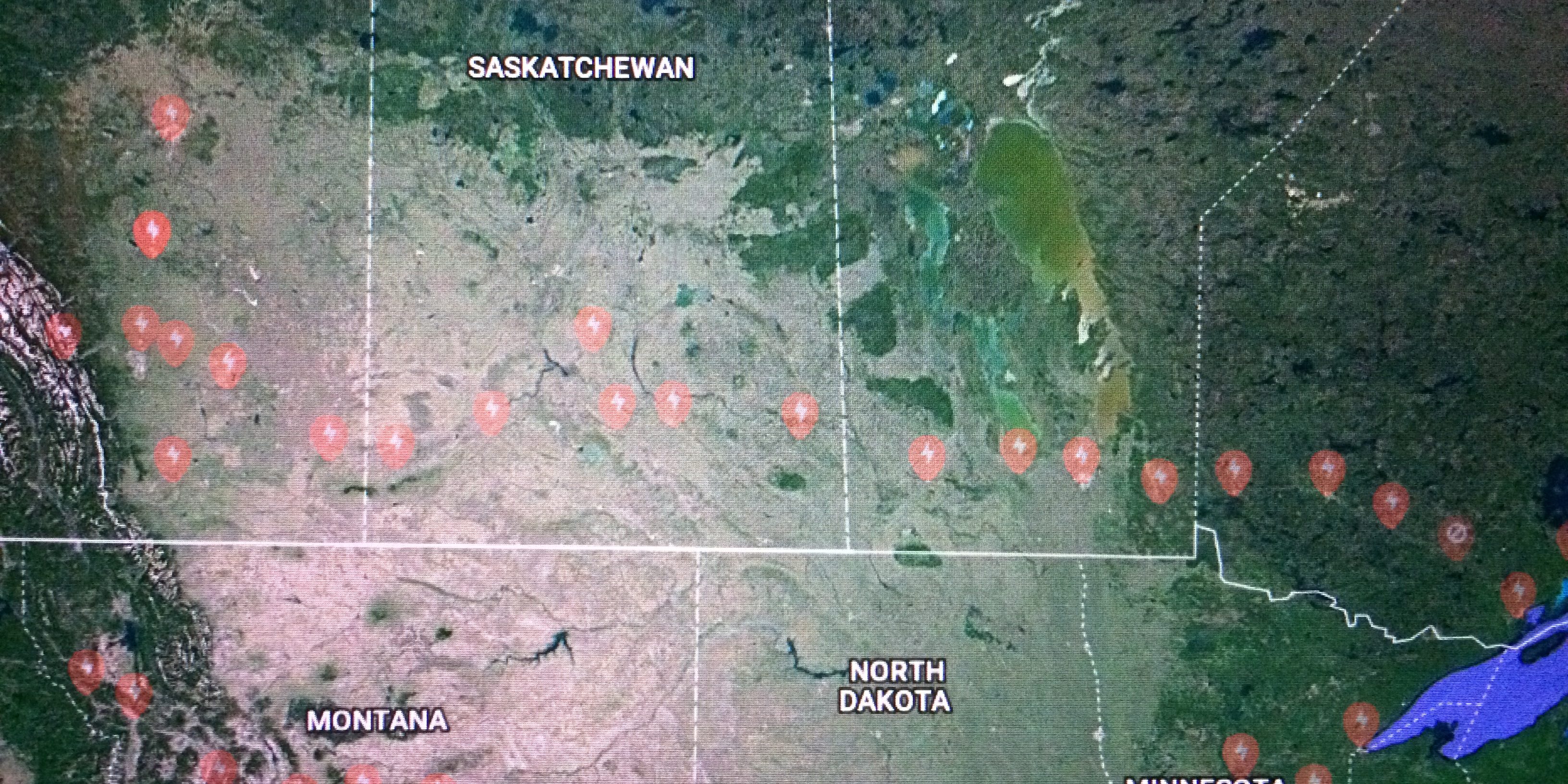 tesla trans canada supercharger