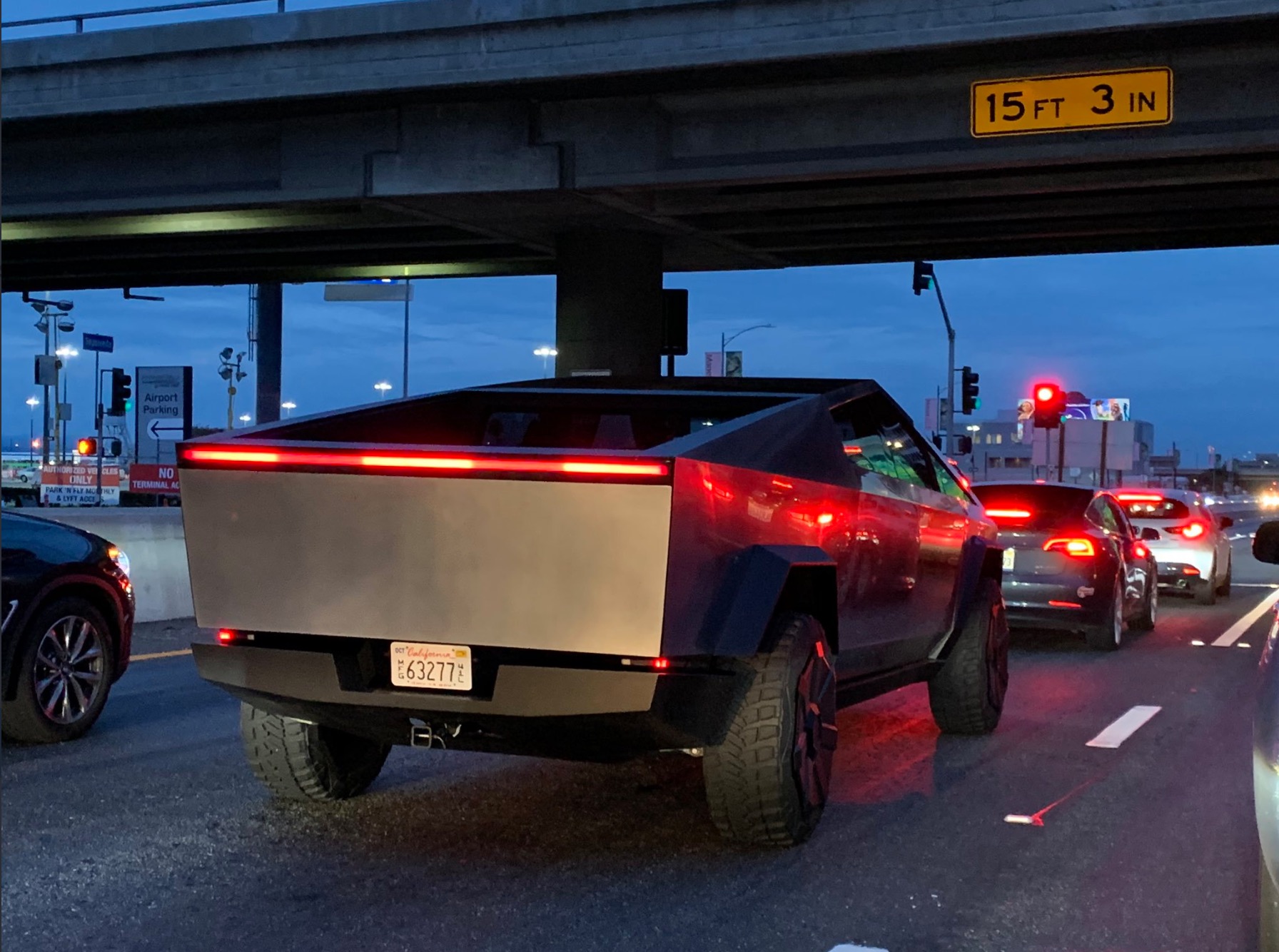 Tesla Cybertruck Prototype Spotted In The Wild — Looks Massive | Electrek