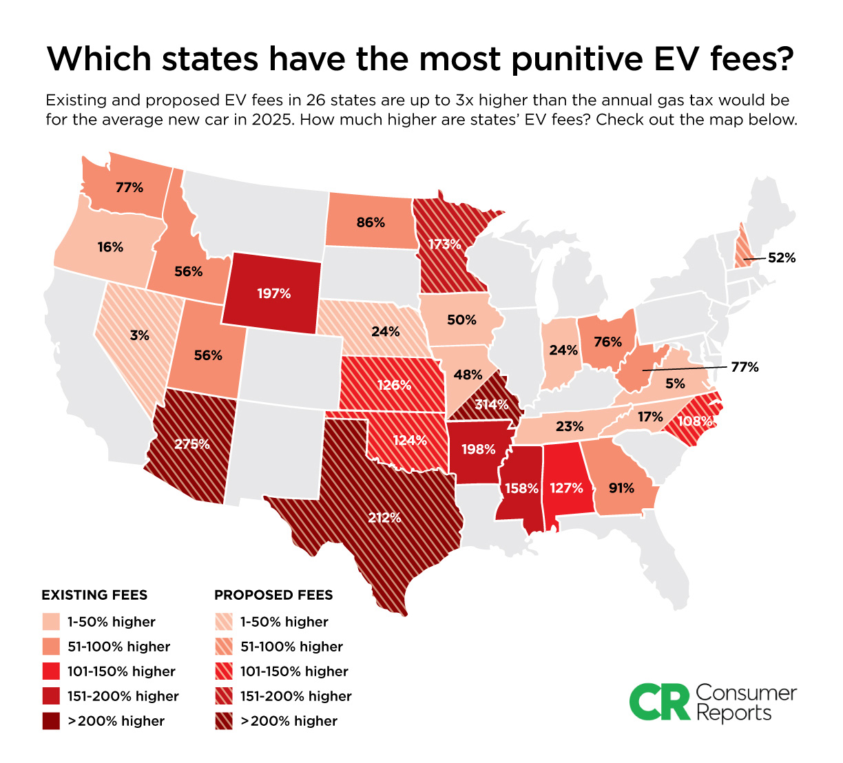 Get ready for more states to charge EV fees in 2020 Electrek