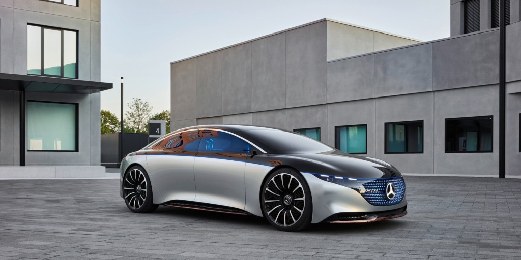photo of Here comes Mercedes EQS electric sedan, as company makes a run at Tesla image
