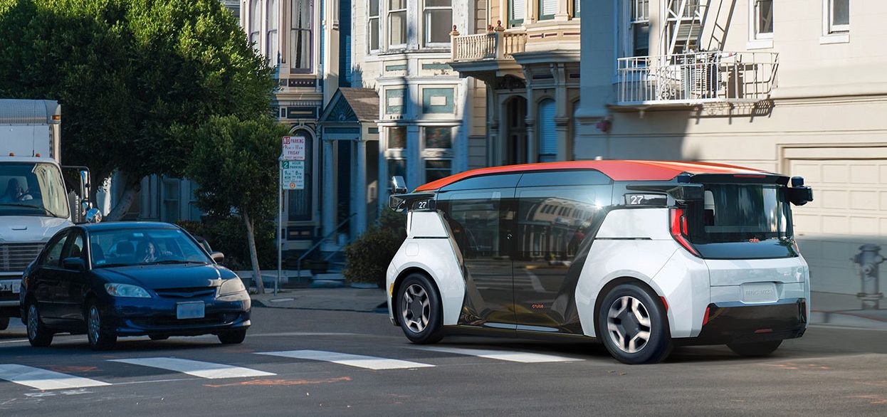 GM Cruise unveils selfdriving electric car for ride sharing Electrek