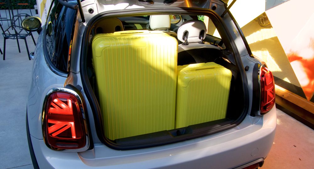 electric mini suitcases cargo space