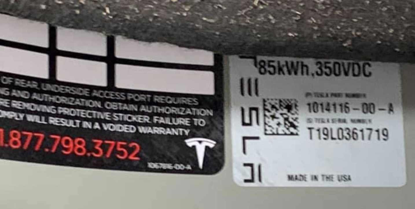 Tesla releases new 85 kWh battery pack for Model S/X — not for sale yet
