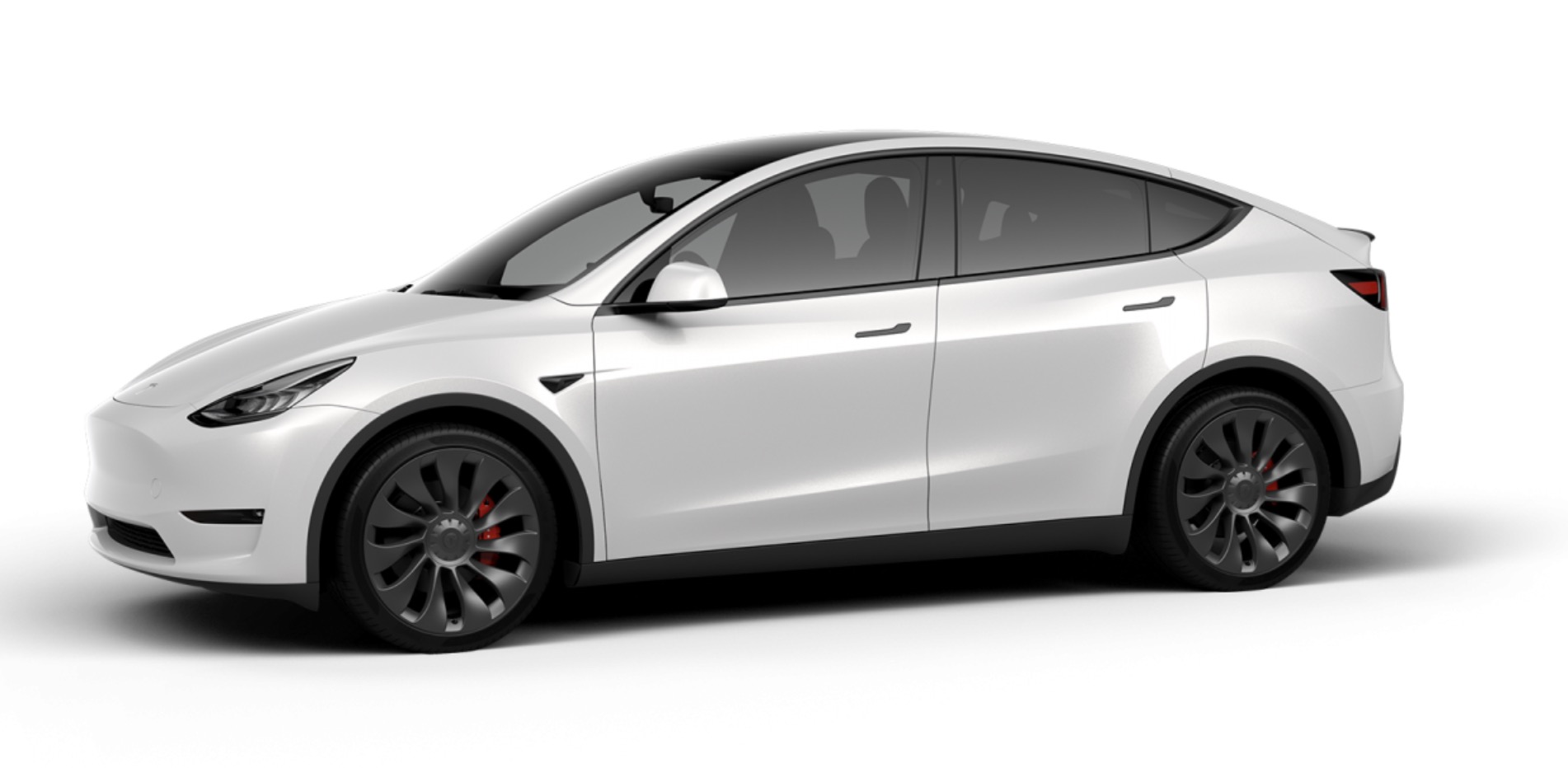 Model y white on sale with black wheels