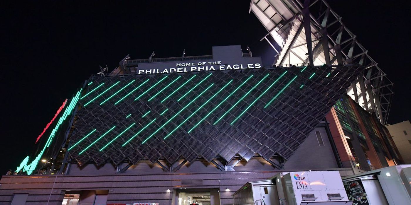 The Philadelphia Eagles are green in more ways than one