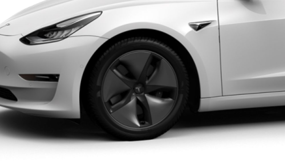 Aftermarket Tesla Model 3 aero 18" wheel covers crowdfund Electrek