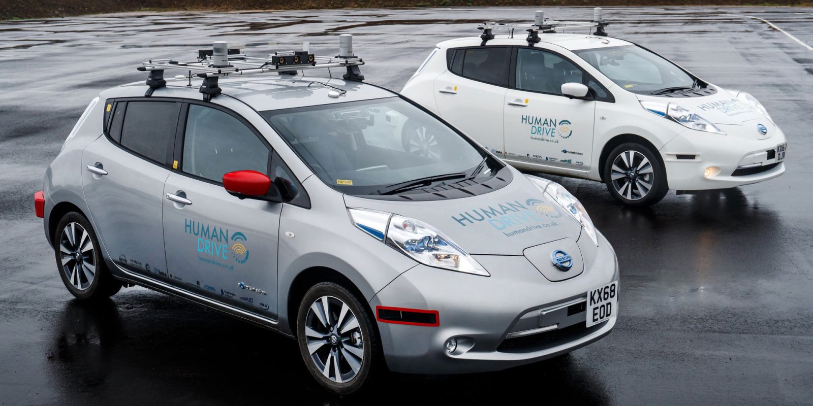 Self-driving Nissan Leafs in the UK