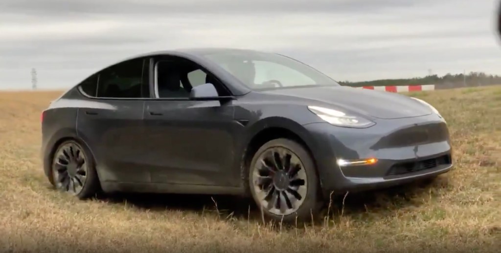 Watch Tesla Model Y drift, go offroad, and accelerate from 060 mph