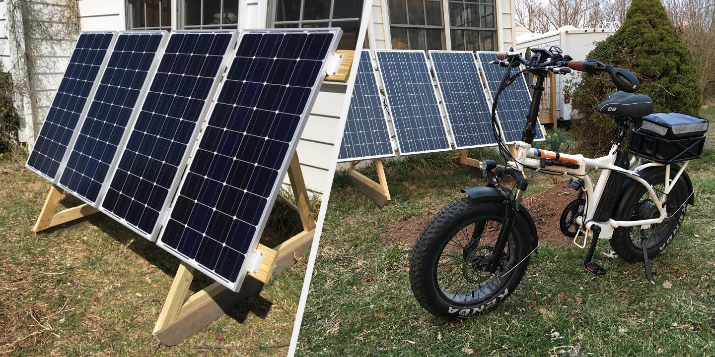 solar powered electric bike kit