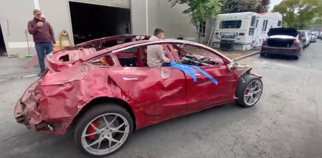 You won't believe it but this Tesla Model 3 is still 'driveable' - Electrek