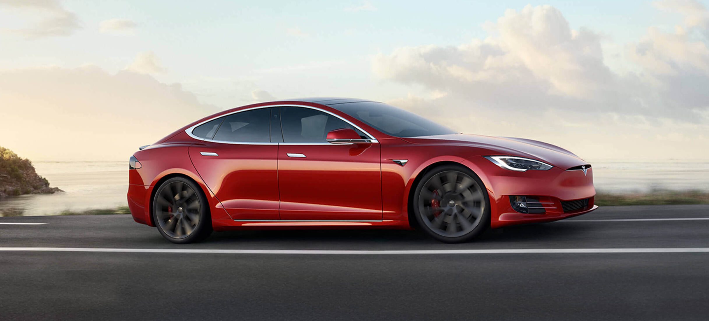 Red square tesla 2020