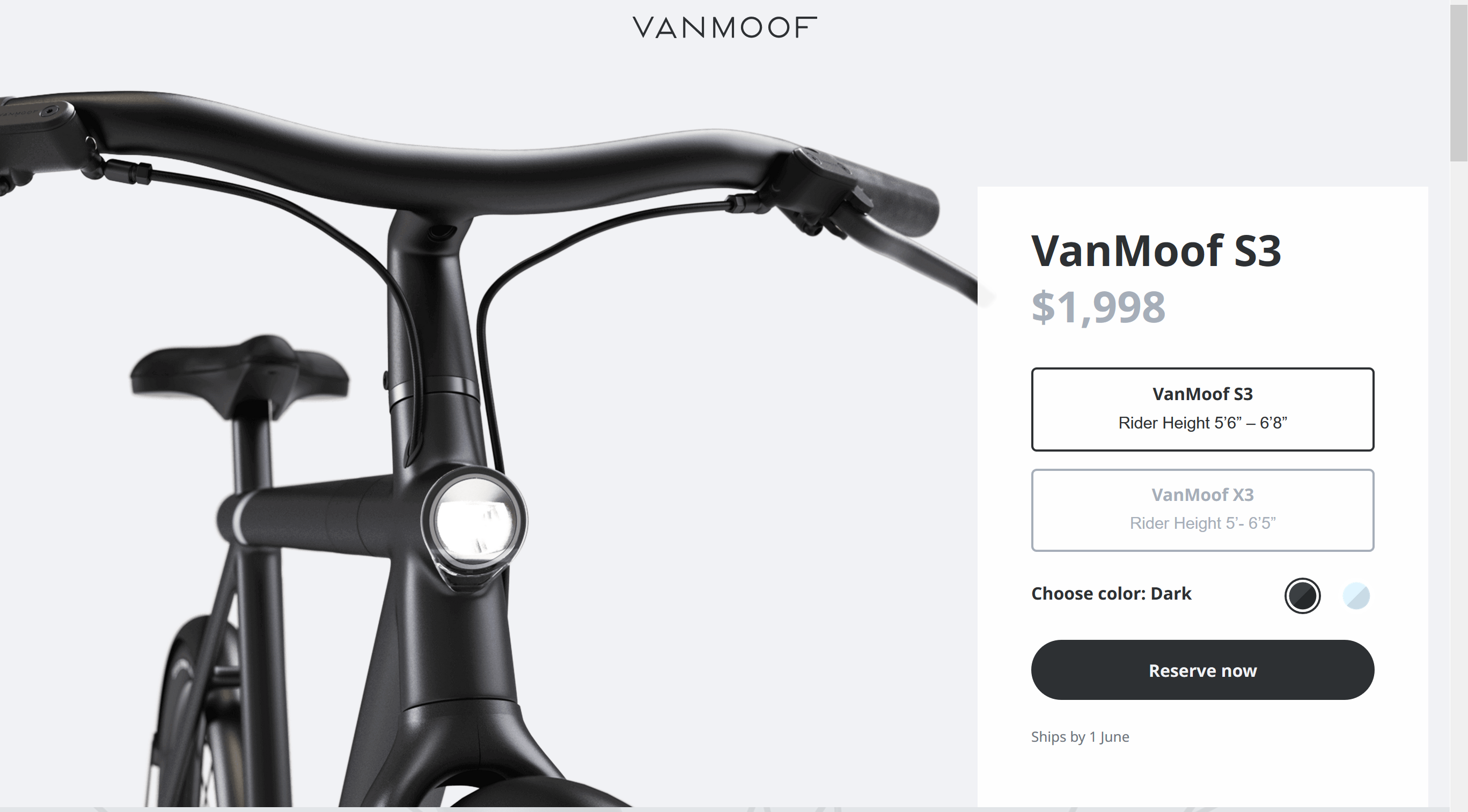 vanmoof s3 specs