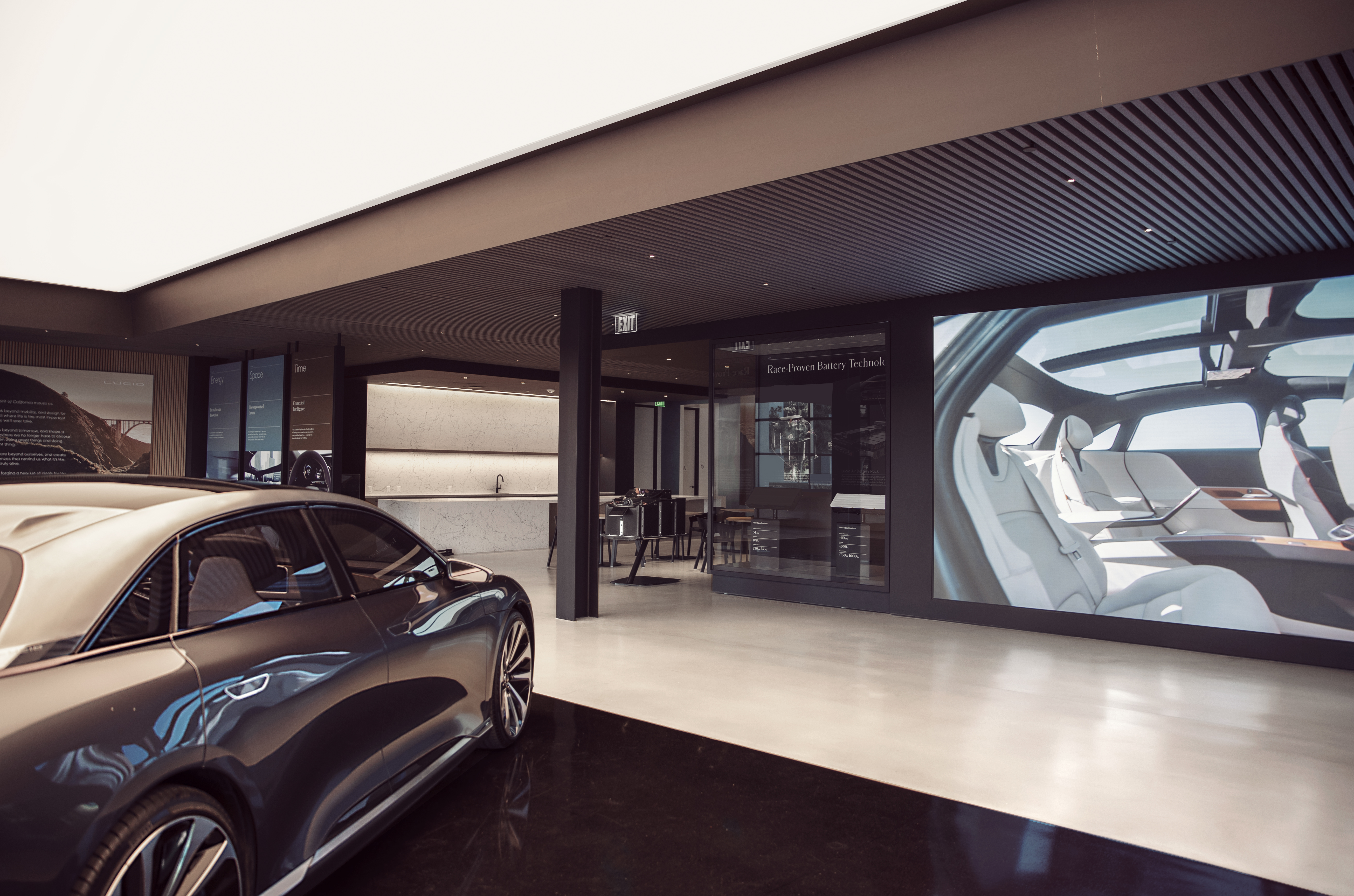 Lucid air deals showroom