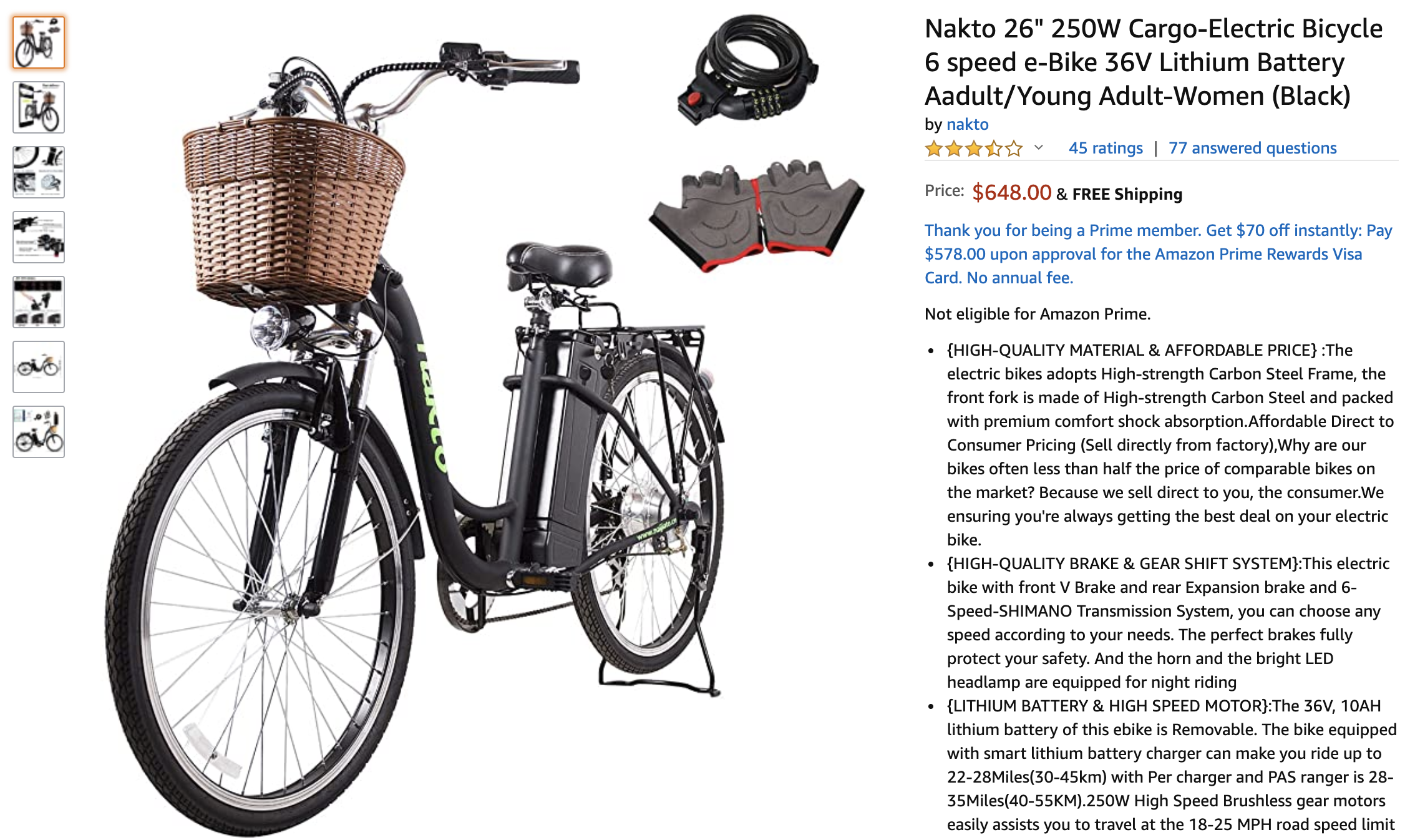 amazon prime electric bikes