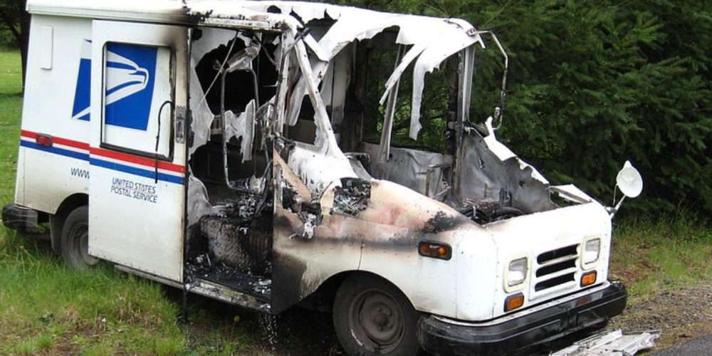 Under new postmaster general, a Trump donor, electric mail trucks get