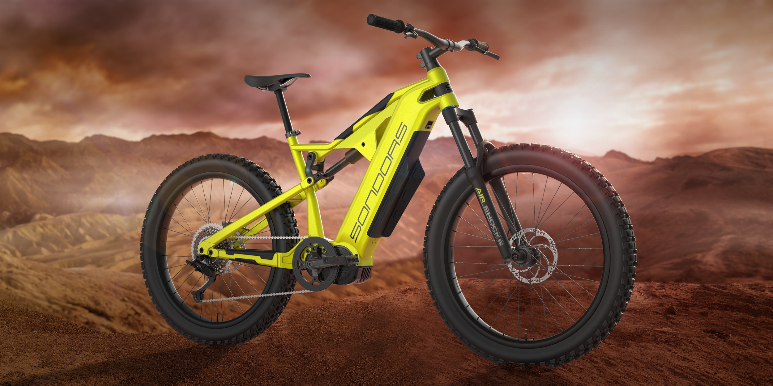 Sondors' powerful new Bafang Ultra mid-drive e-bikes w/ 1kWh battery