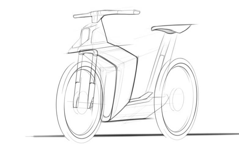 ebike sketch on Behance  Bike sketch Bike design Ebike