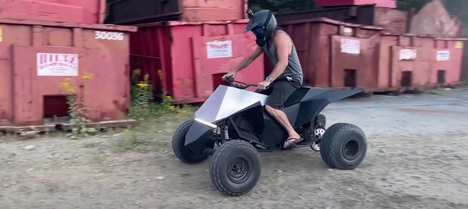 Watch Tesla Cyberquad DIY electric ATV go 100 mph - Electrek