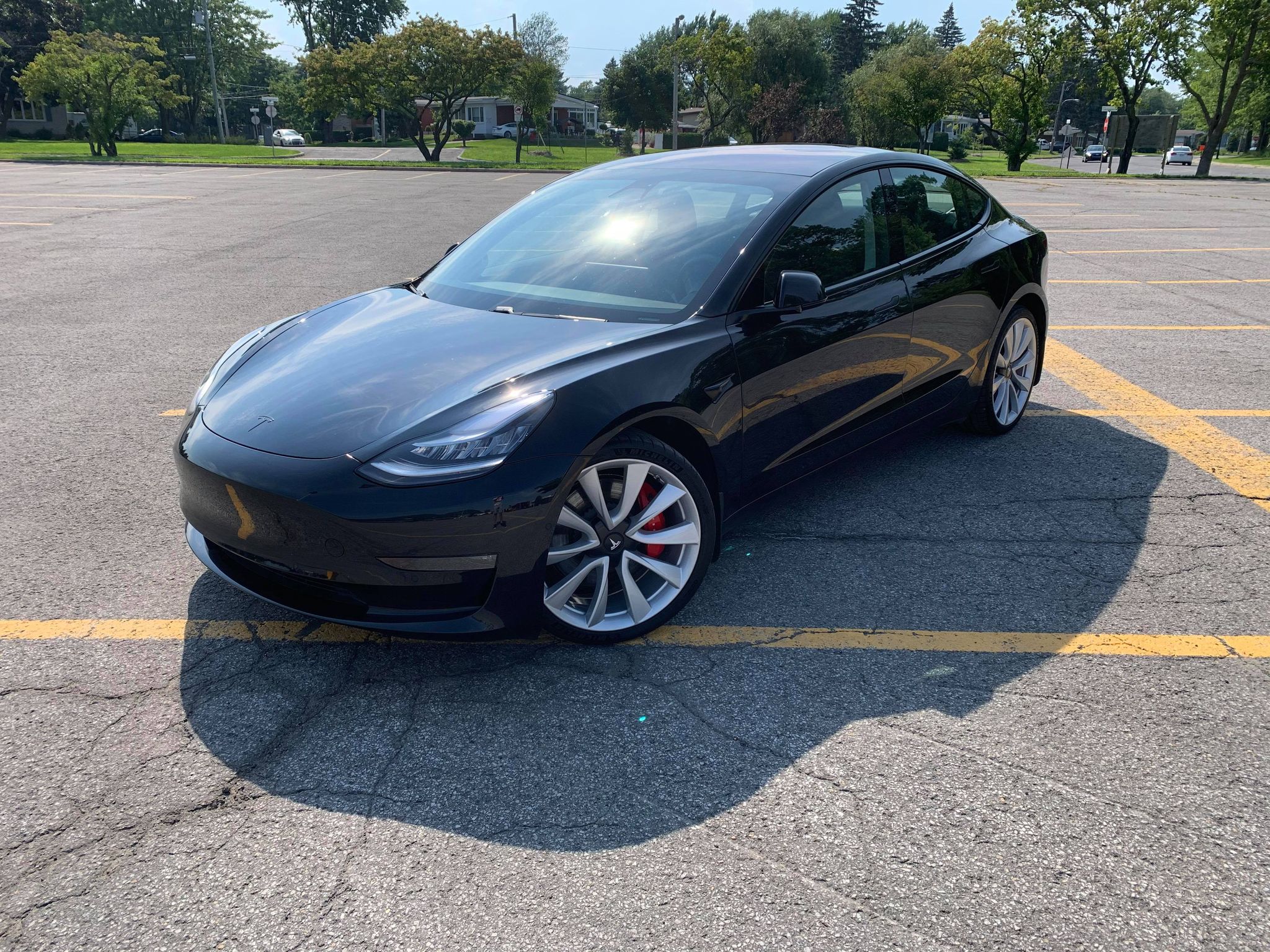 tesla model 3 black trim