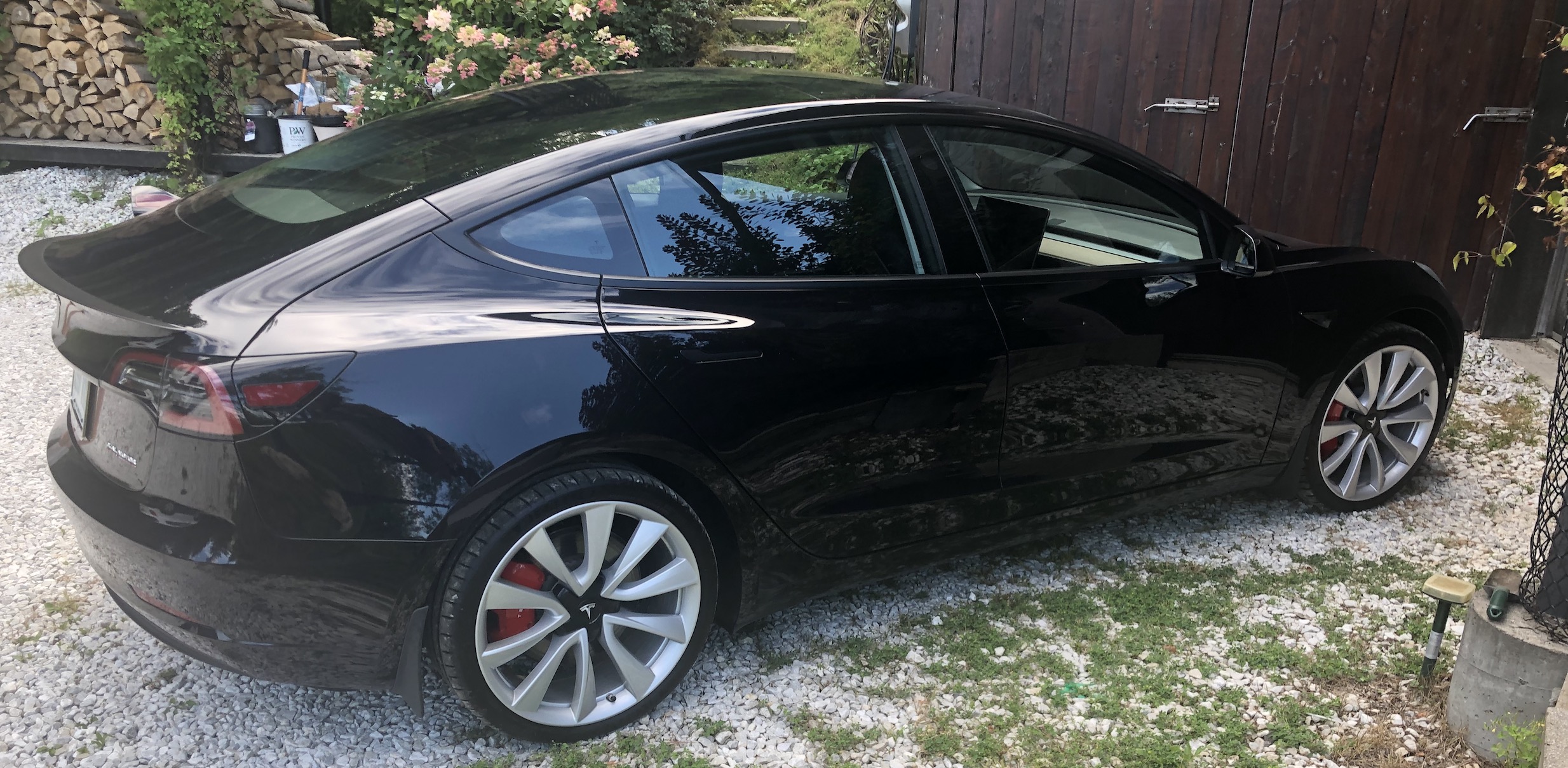 tesla model 3 black trim