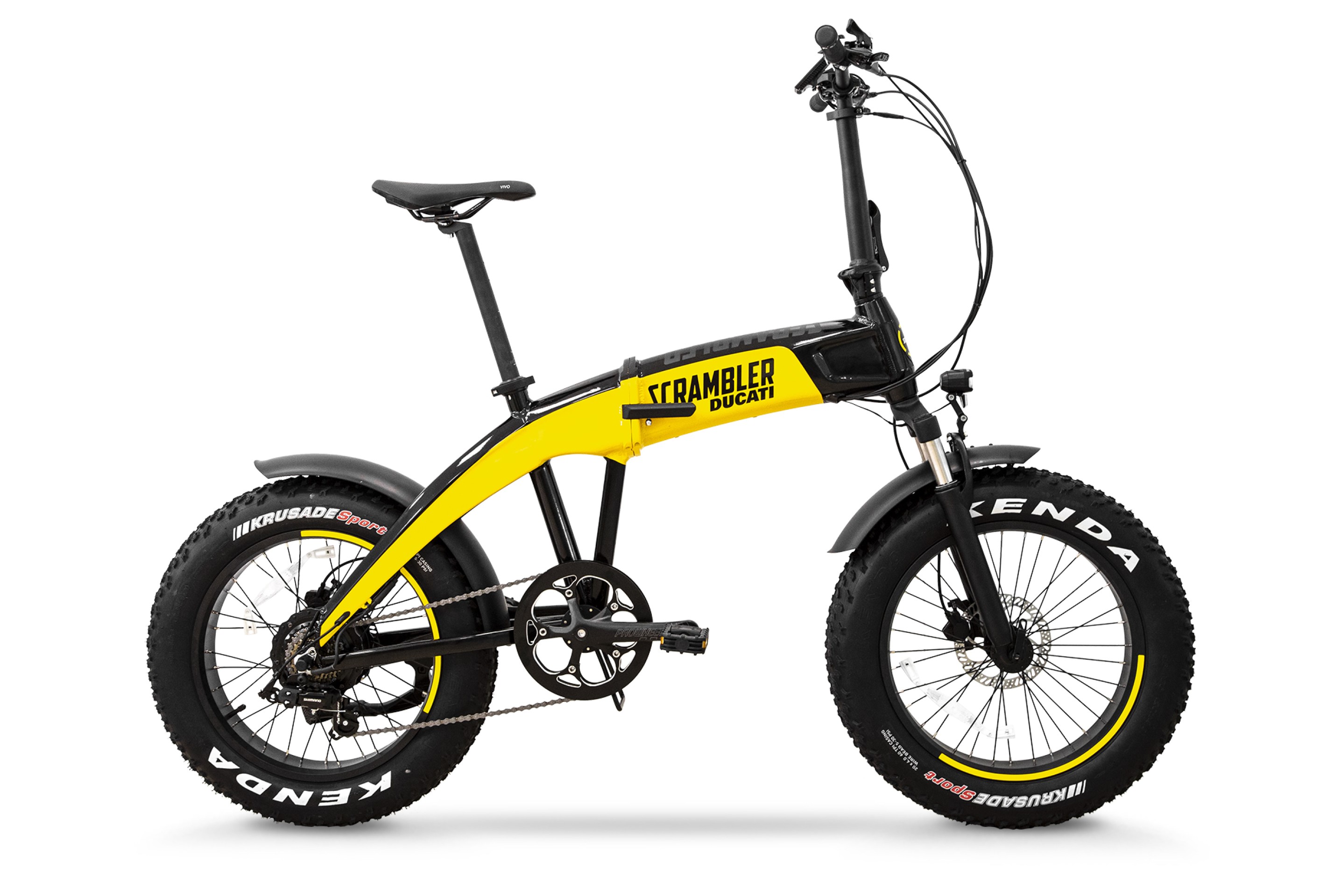 folding electric bike with suspension