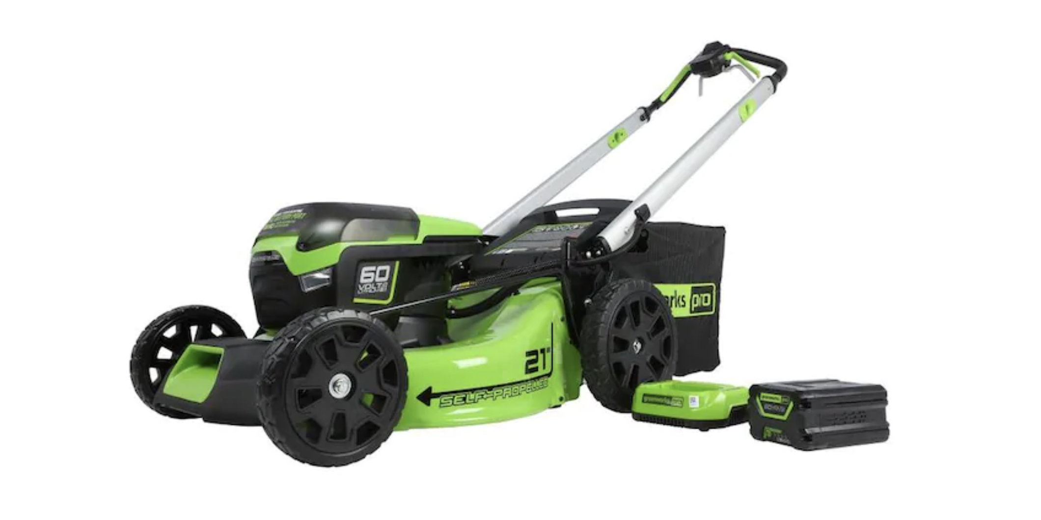 Green Deals Greenworks Pro 60V 21inch Electric Lawn Mower 257, more