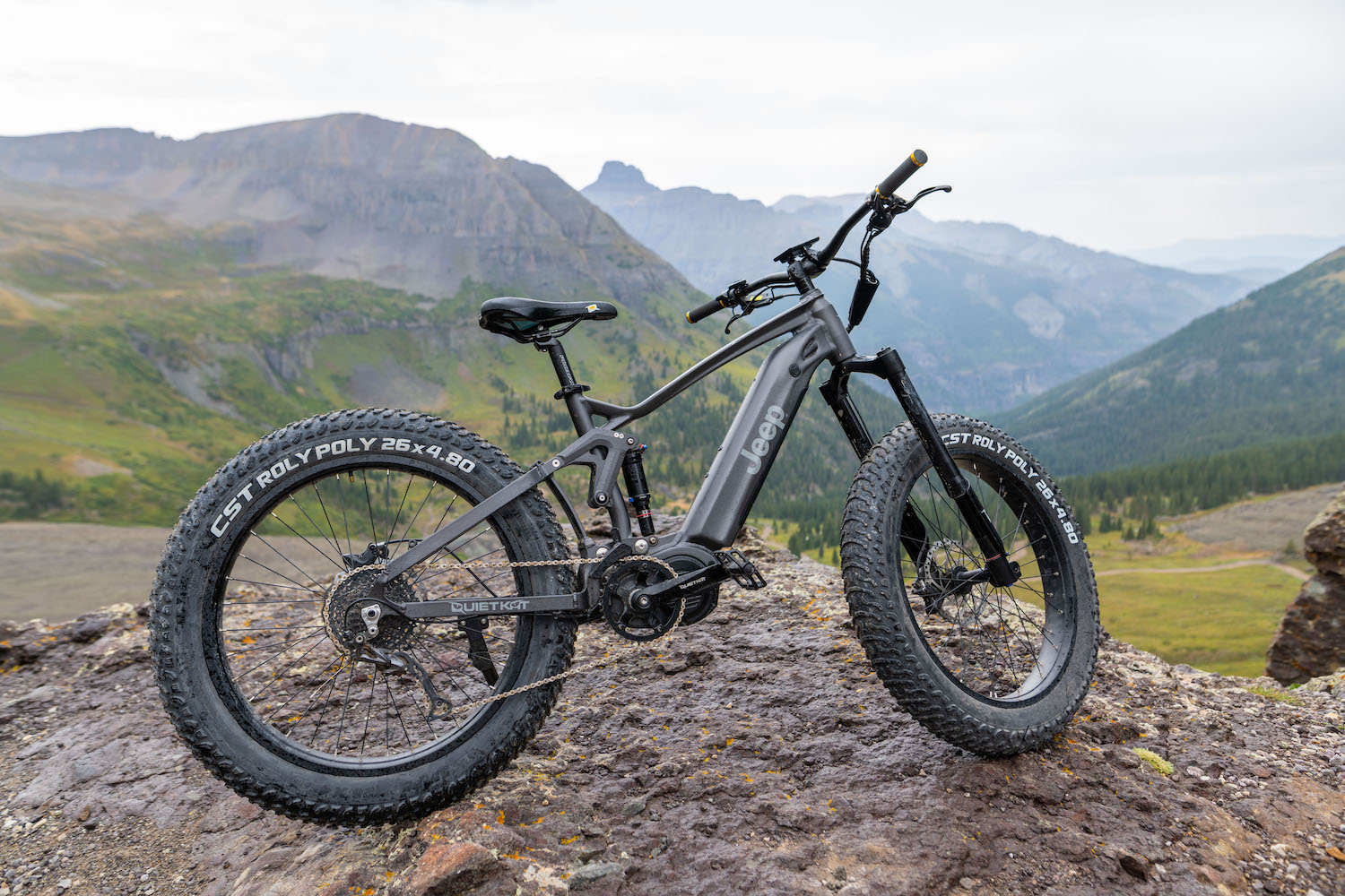 Behind the scenes look at Jeep's new high power full suspension e-bikes