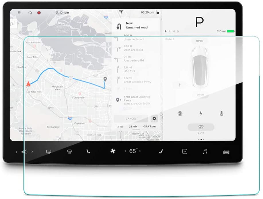 model s screen protector