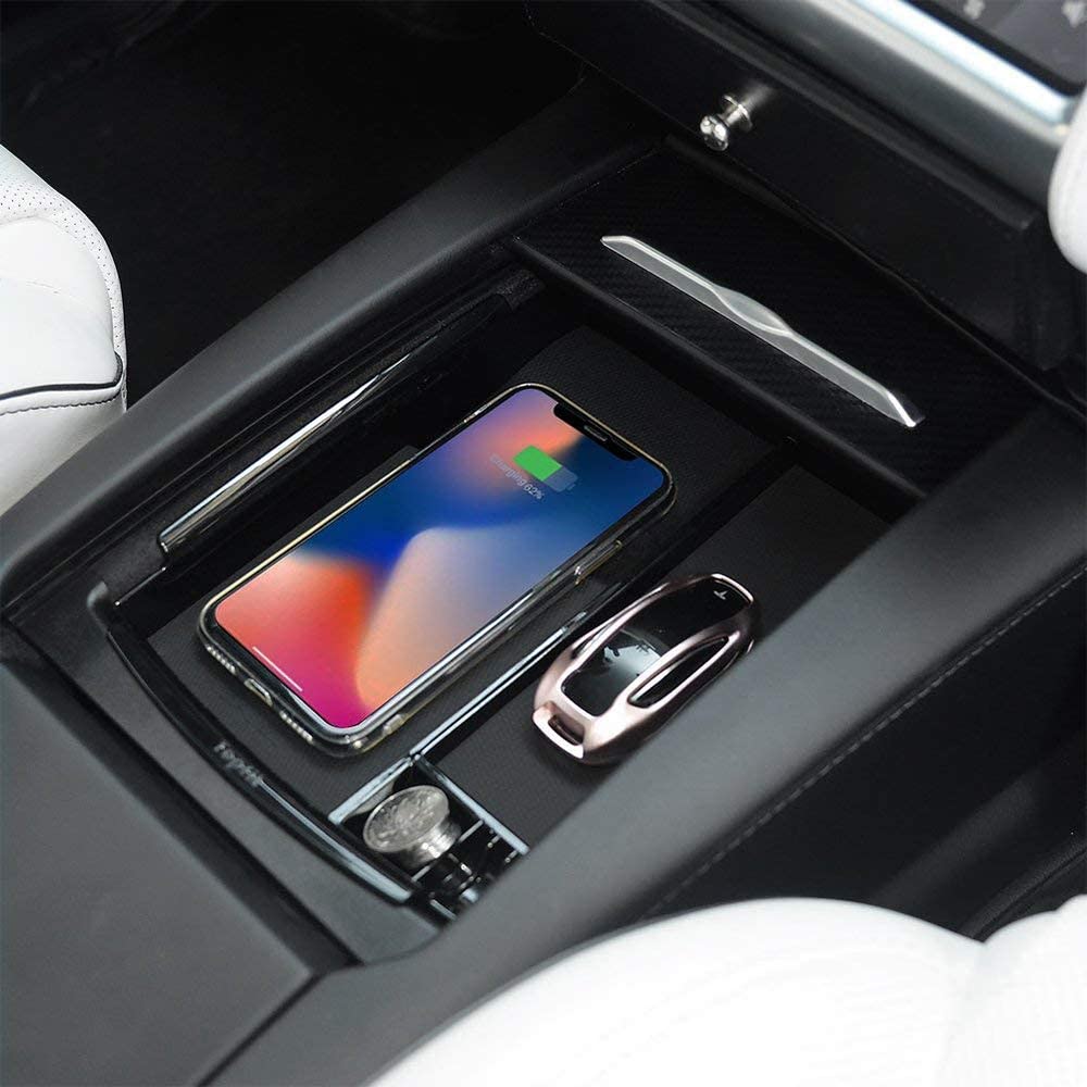 Topfit Qi Best Wireless Car Charger for Model S and Model X