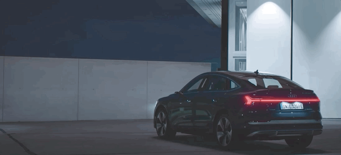 Audi introduces headlights that can project images with its Electrek