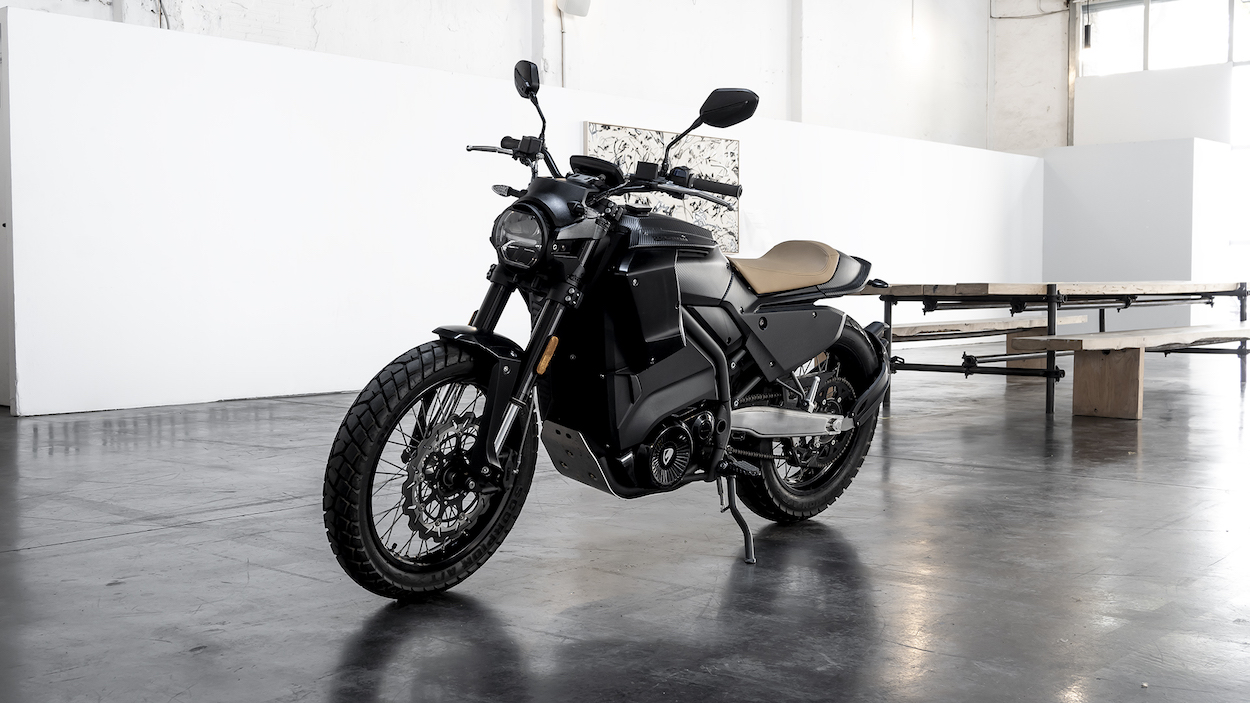 Closer look at PURSANG's 75 mph electric motorcycles with 3 batteries ...