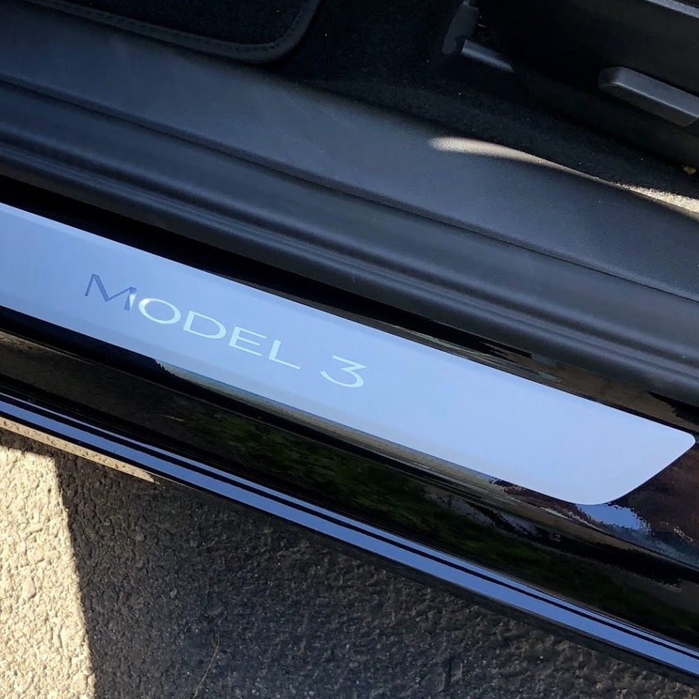 Best door sill protection vinyl for Tesla Model 3, Model S, and more