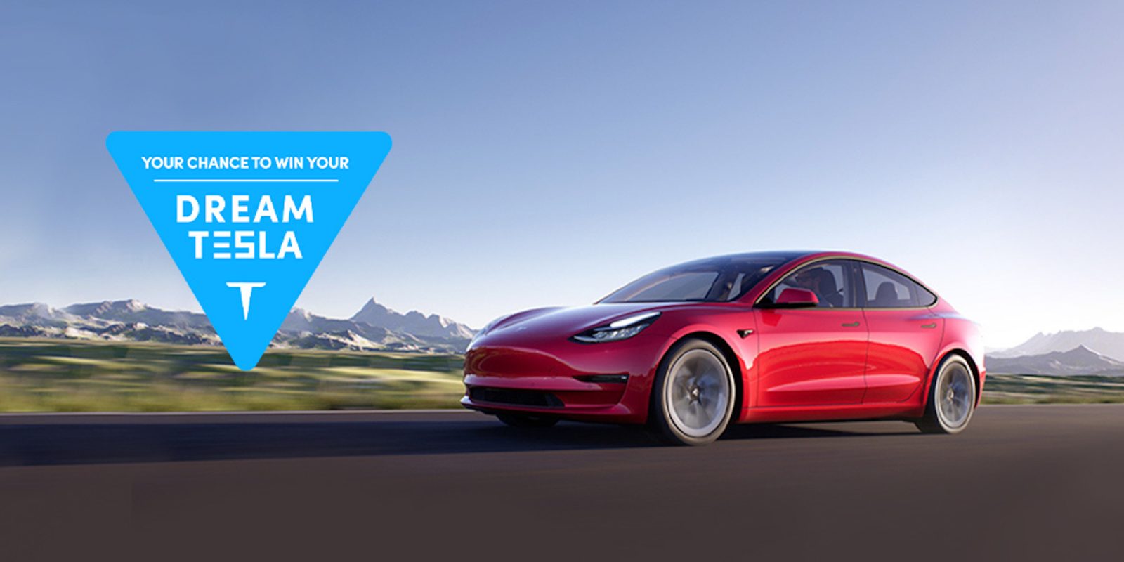 win the new 2021 tesla model 3 while doing a good deed ad