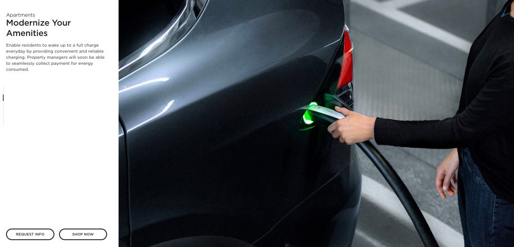 tesla automatic payment chargers facilitate apartment charging more