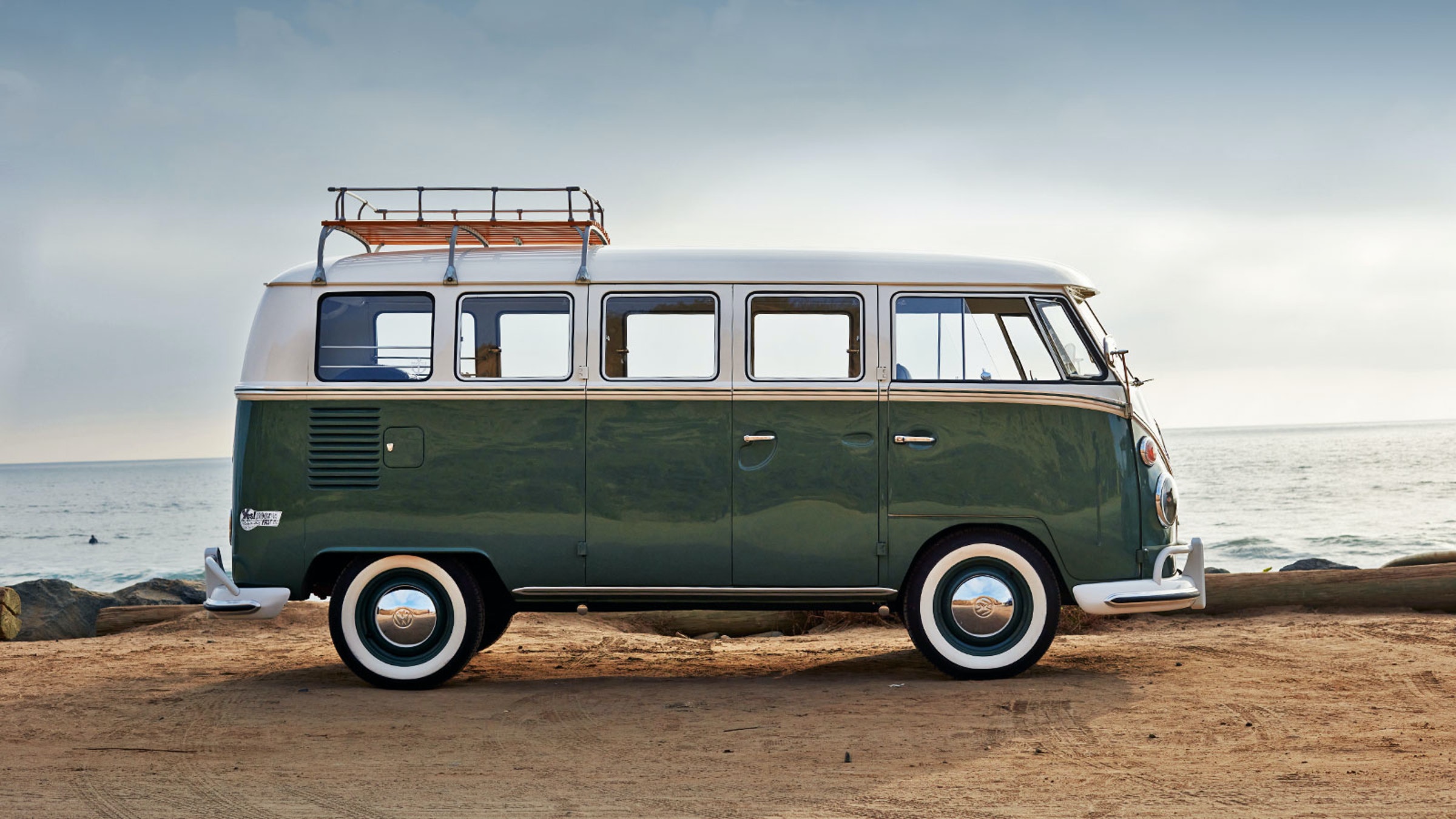 Tesla-powered classic 1966 VW Microbus delivers electric van life and ...