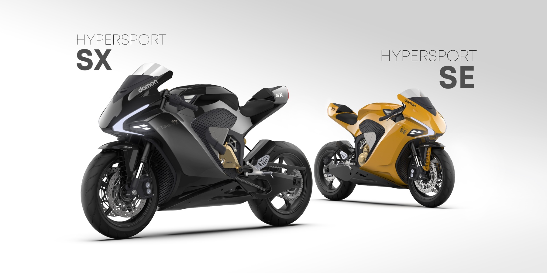 Damon unveils two new electric motorcycles based on novel HyperDrive