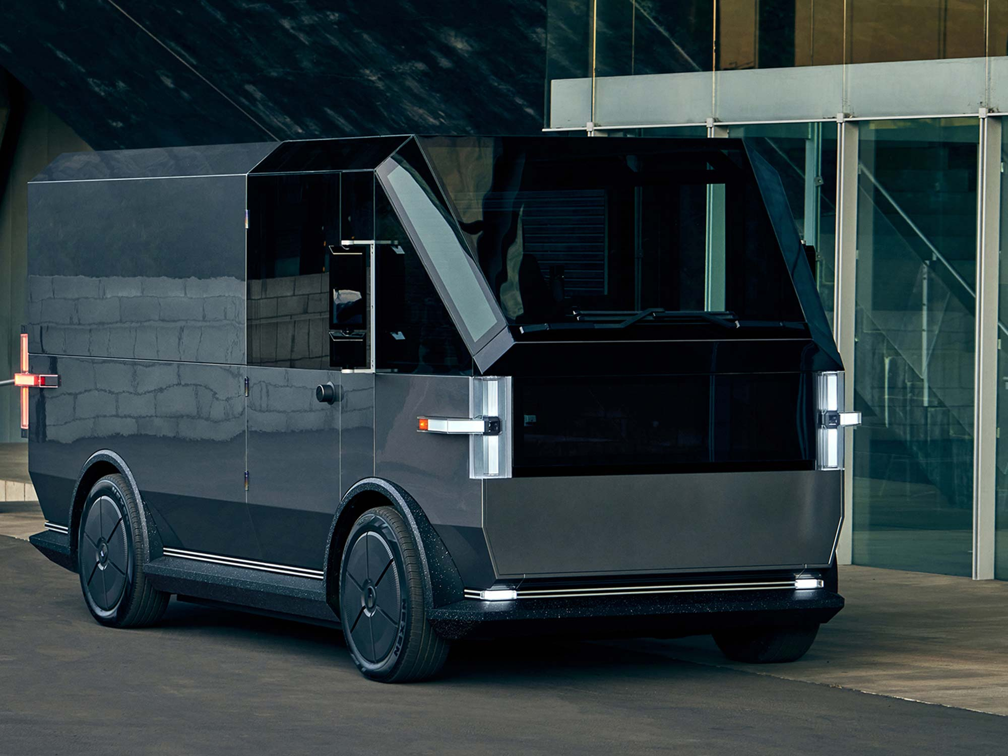 Canoo Unveils $33,000 Electric Delivery Van, Teases Electric Pickup ...