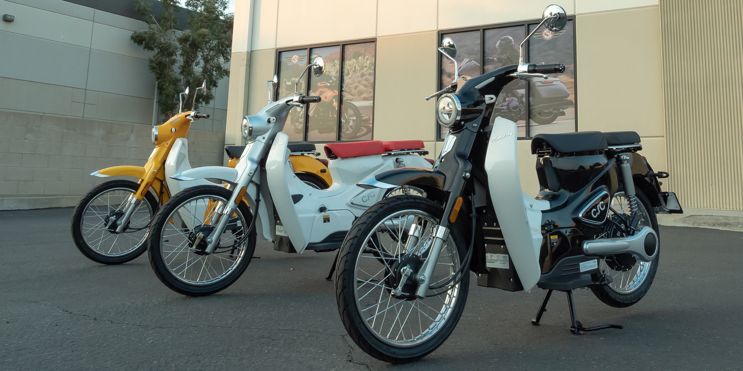 CSC Monterey vintage electric scooter beats Honda EV-Cub to market