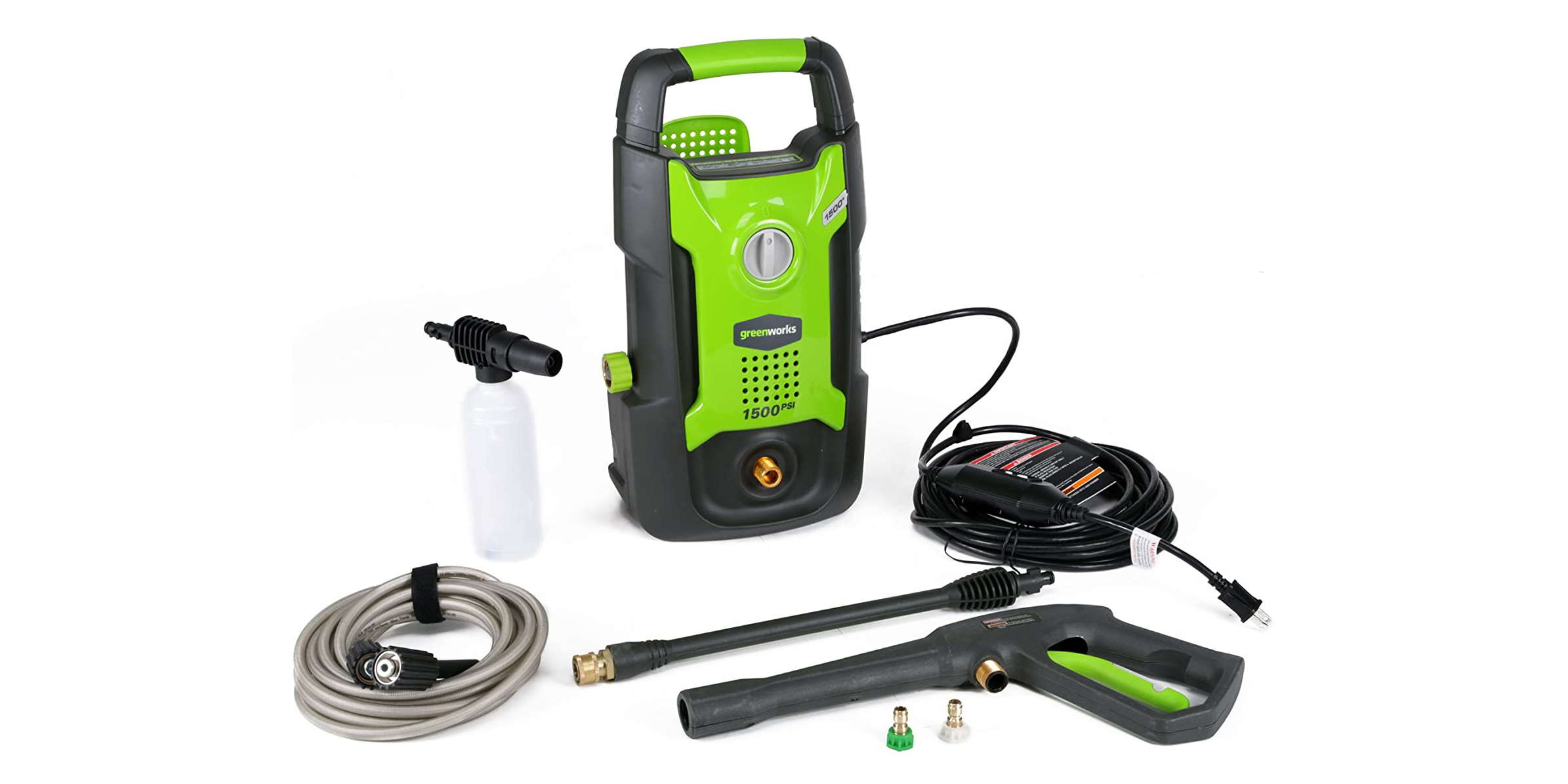photo of Greenworks 1500PSI 13A Electric Pressure Washer $69, more image