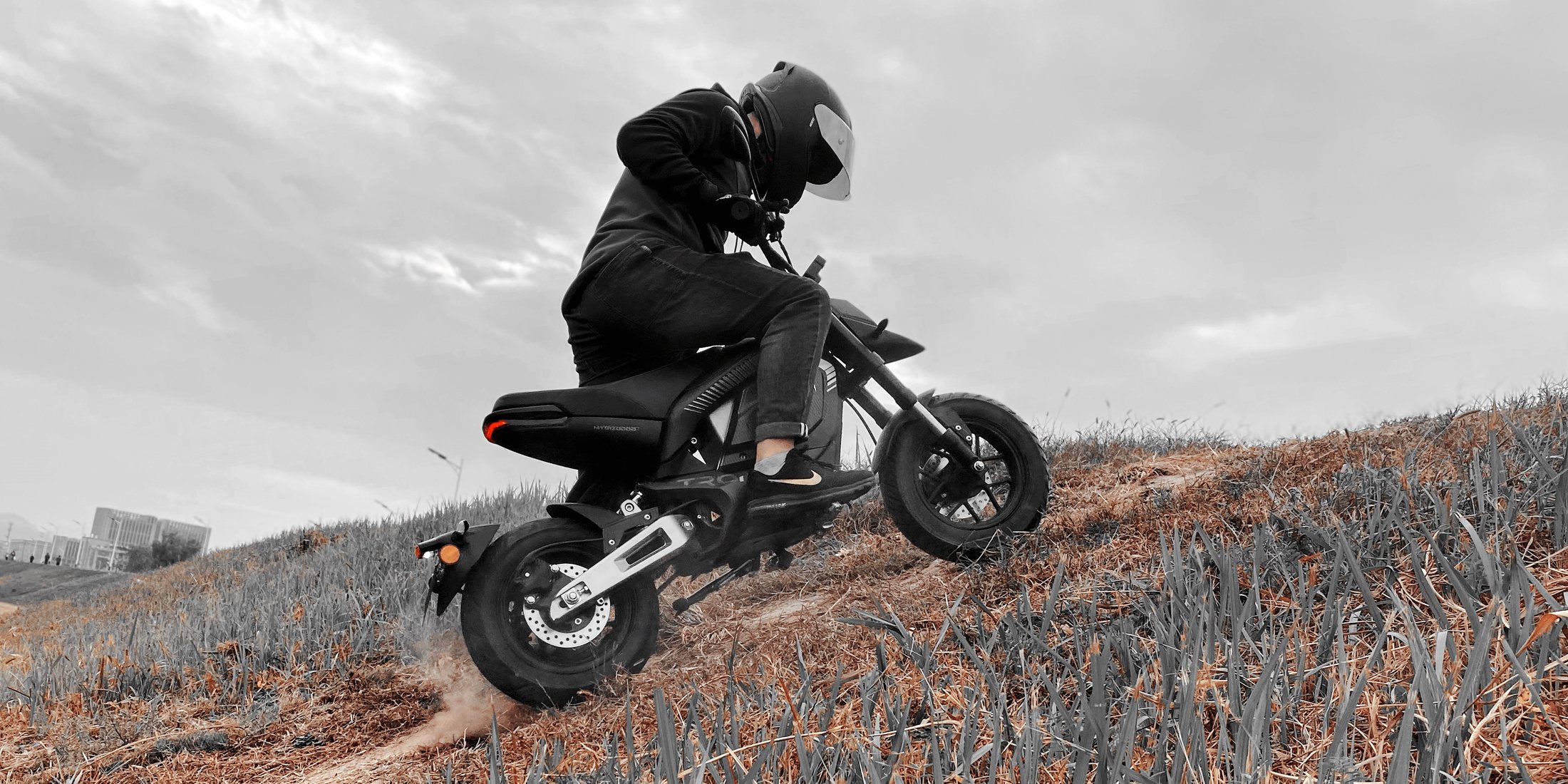 boom electric motorcycle