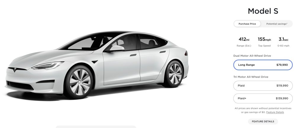 Tesla Unveils New Model S With New Interior Crazy Steering Wheel And More Electrek