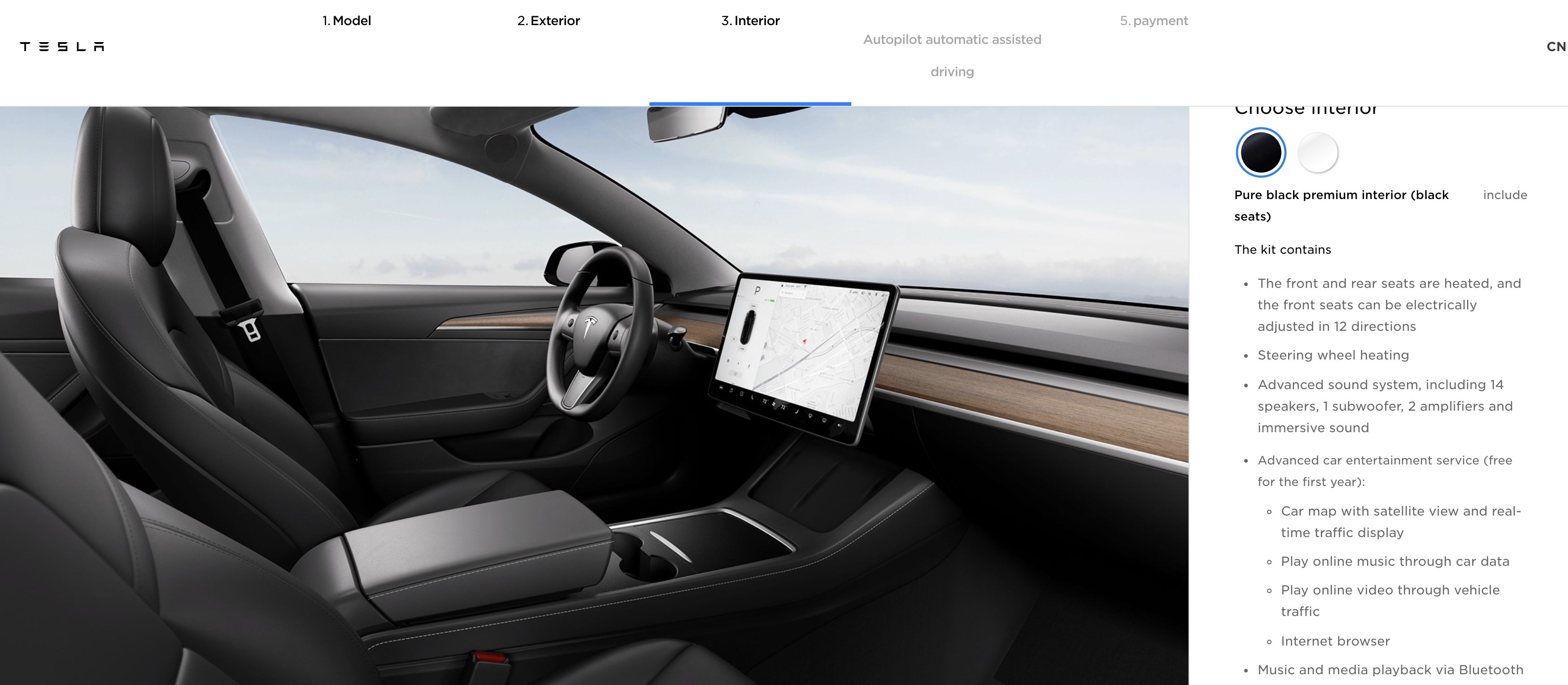 Tesla updates Model 3 with new design accent and heated steering wheel
