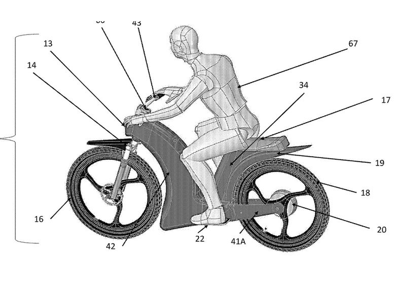Patent reveals Erik Buell’s latest electric motorcycle will be part