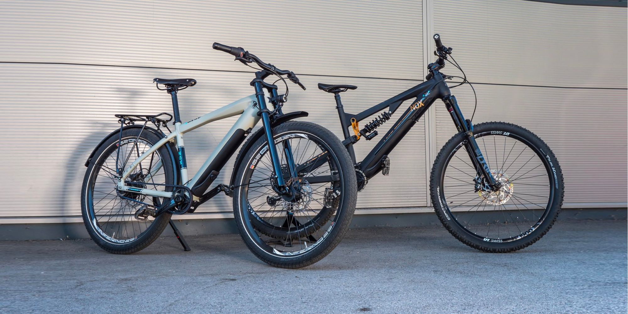 Nox packages two electric bicycles with a single battery and motor